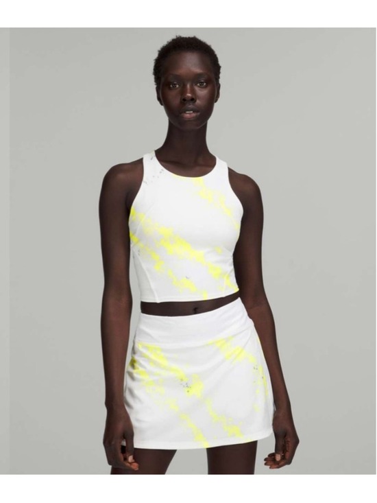 Lululemon Tops - Women's Lululemon Invigorate Training Tank Top 8 White Yellow